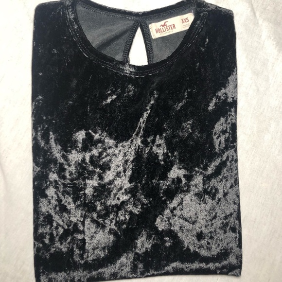 Soft velvet black shirt - Picture 6 of 6